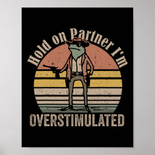 Poster Maintenir Sur Le Partenaire Im Surstimulé Cowboy F