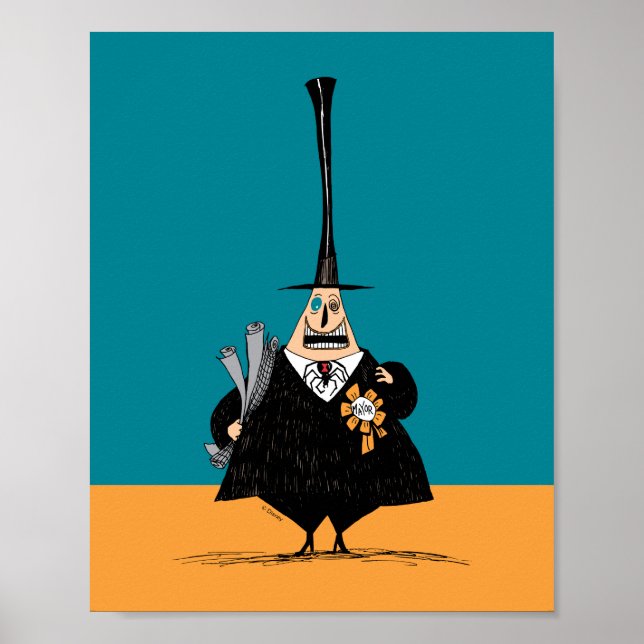 Poster Maire de Halloween (Devant)