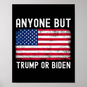 Poster Mais Biden Ou Trump 2024 Anti Biden & ; Trump E