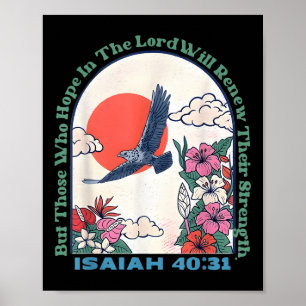 Poster Mais Ceux Qui Espèrent Dans Le Seigneur Christian 