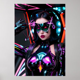 Poster Mais le masque était son visage