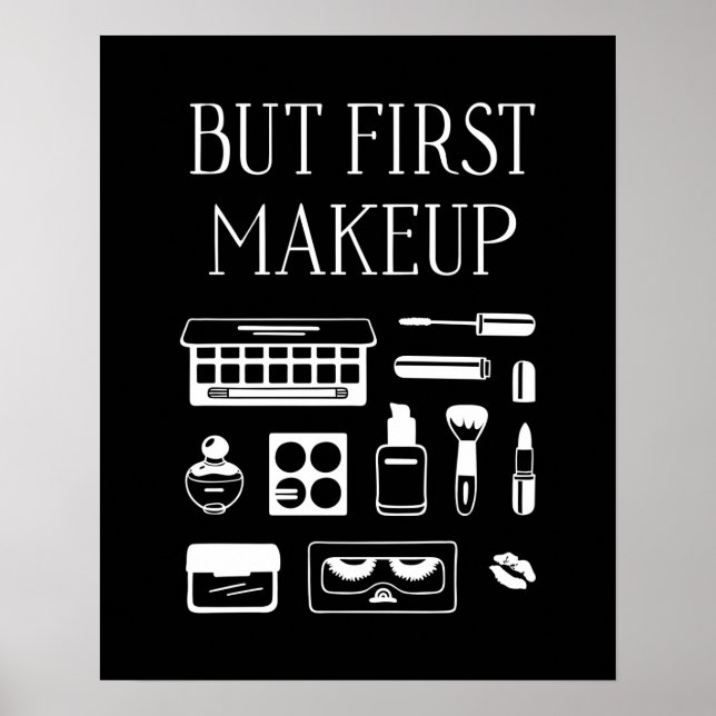 Poster Mais le premier maquillage (Devant)
