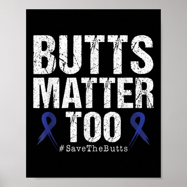 Poster Mais Pour Sauver Les Boutons Colon Cancer Sensibil (Devant)