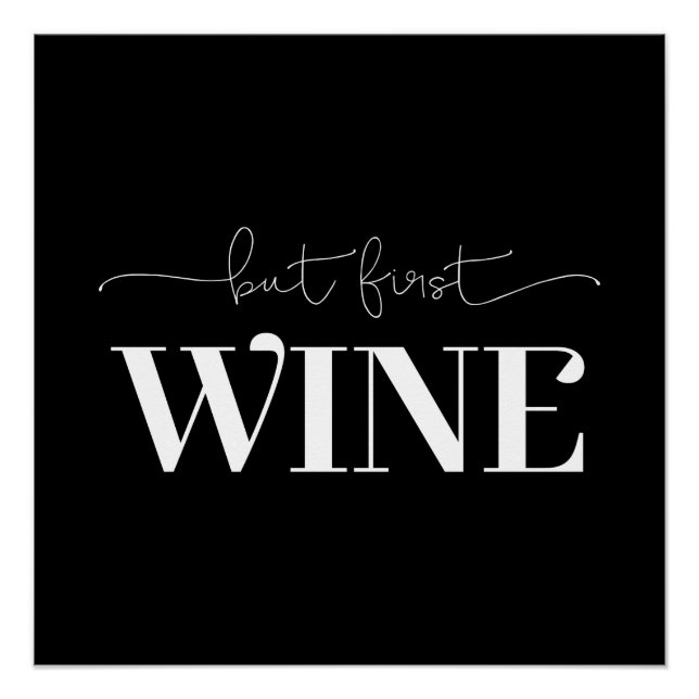 Poster Mais Premier vin personnalisé couleur Arrière - pl (Devant)