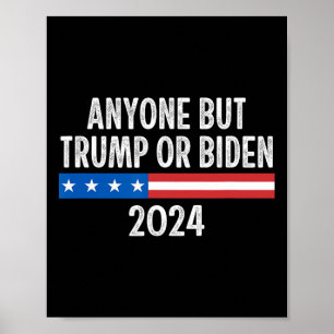 Poster Mais Trump Ou Biden 2024 - Style Vintage -