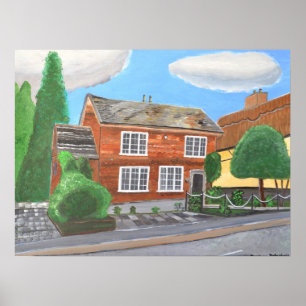 Poster Maison à Derby, Angleterre