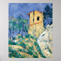 Maison aux murs craqués Paul Cezanne Post Imp