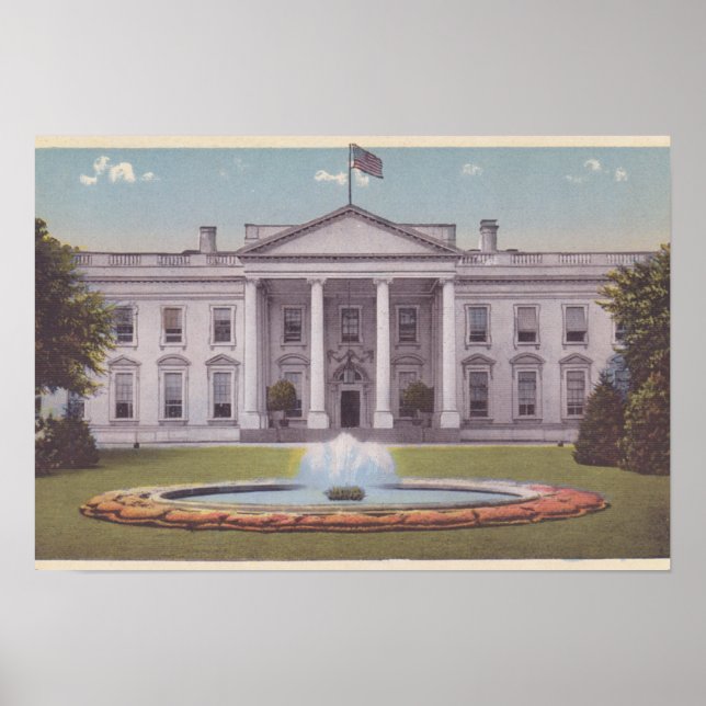 Poster Maison Blanche Washington (Devant)