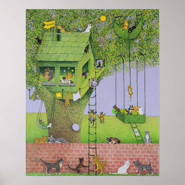 Poster Maison Cat Tree (Devant)
