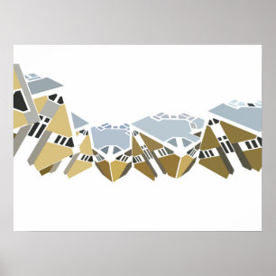 Poster Maison Cube
