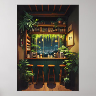 Poster Maison de café de Tokyo 