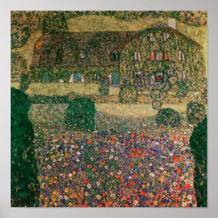 Poster Maison de campagne par l'Attersee, c.1914