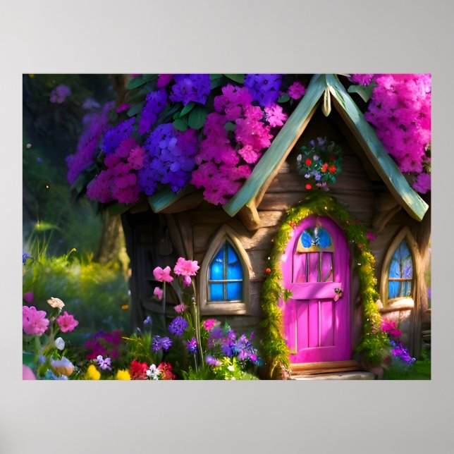 Poster Maison de fée (Devant)