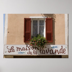 Poster Maison de la Lavande, Place du Couwert,