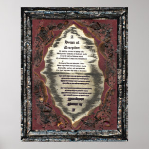 Poster Maison de la tromperie