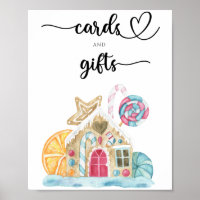 Maison de pain d'épices - cartes et cadeaux baby s