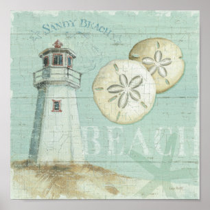 Poster Maison de plage