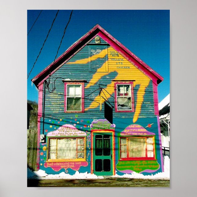 Poster Maison de poulets (Devant)