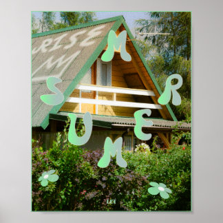 Poster Maison de vacances