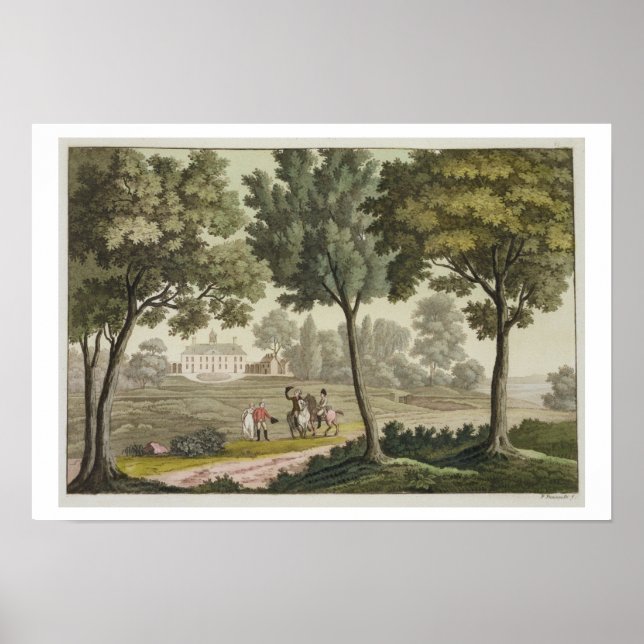 Poster Maison de Washington à Mount Vernon, de 'Le Costu (Devant)