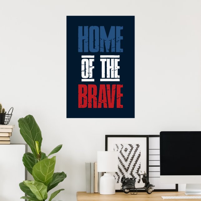 Poster Maison des braves (Bureau à domicile)