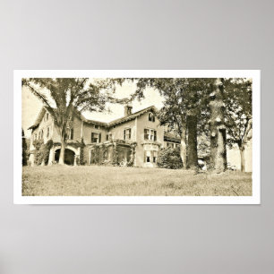 Poster Maison d'été d'Abraham Oakey Hall aux collines