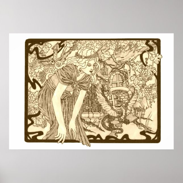 Poster Maison Fier Dragon (Devant)