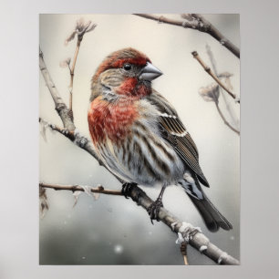 Poster Maison Find Oiseau Art Imprimer l'affiche