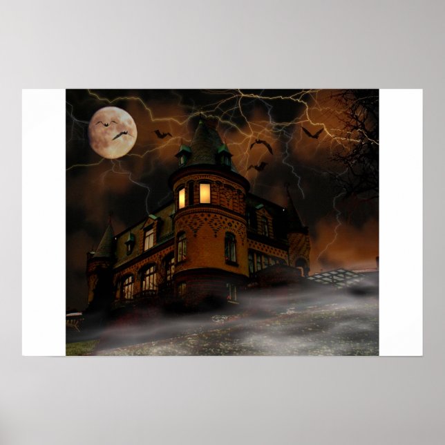 Poster Maison hantée (Devant)