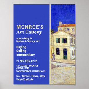 Poster Maison Jaune De Van Gogh, Revendeur D'Art, Galerie