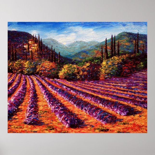 Poster Maison Mountain Lavender (Devant)