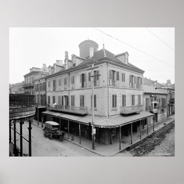 Poster Maison Napoléon, Nouvelle-Orléans, Louisiane : ver (Devant)