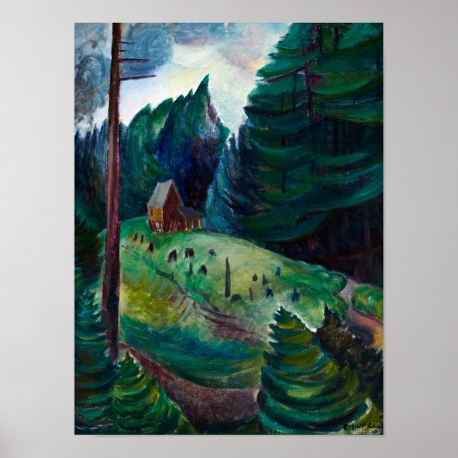 Poster Maison près de Woods, 1931 par Emily Carr (Devant)