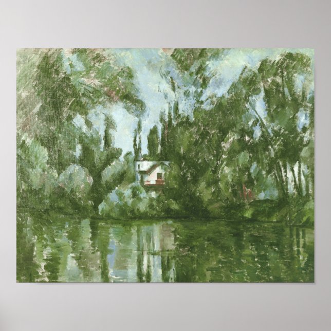 Poster Maison sur les bords de la Marne, 1889-1890 (Devant)