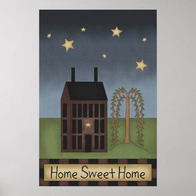 POSTER MAISON SWEET HOME (Devant)