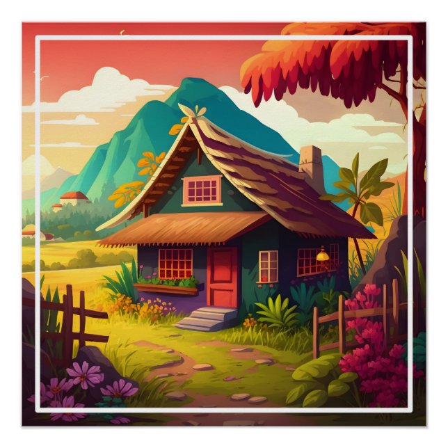 Poster Maison traditionnelle philippine-36543 (Devant)