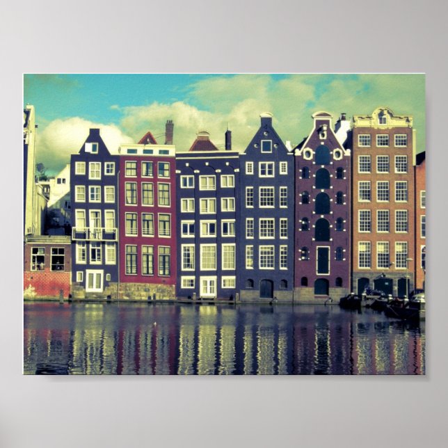 Poster Maison vintage Hollande (Devant)