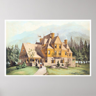 Poster Maisons de style victorien