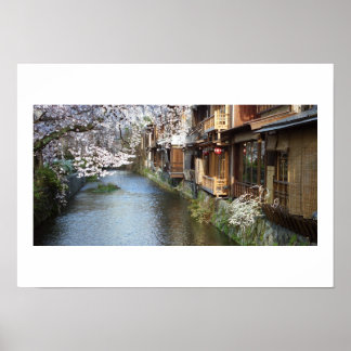 Poster Maisons de thé traditionnelles de Kyoto