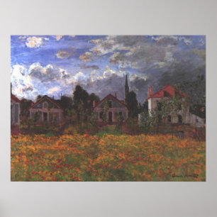 Poster Maisons En Argenteuil - Claude Monet - 1873