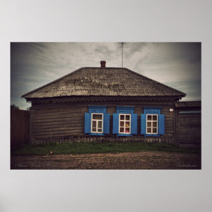 Poster Maisons en bois sibériennes (projet par