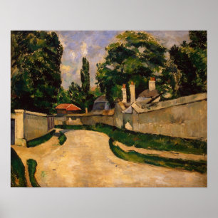 Poster Maisons le long d'une route, vers 1881