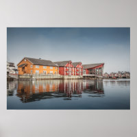 Maisons peintes norvégiennes