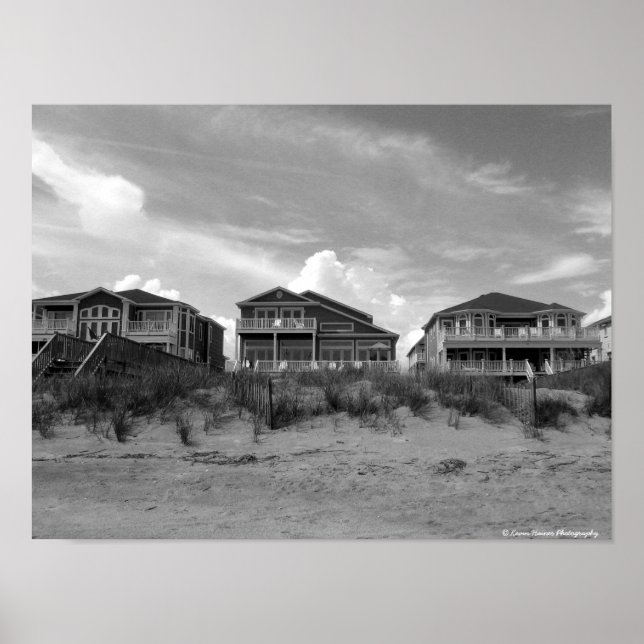 Poster Maisons Plage (Devant)