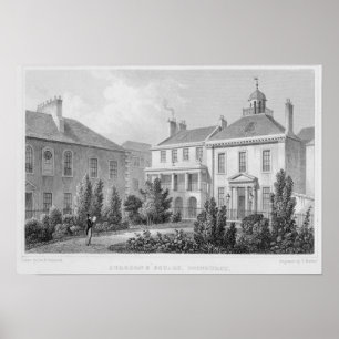 Poster Maisons sur le Carré des chirurgiens, Édimbourg