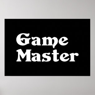 Poster Maître de Jeu