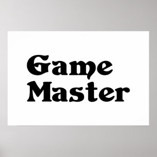 Poster Maître de Jeu