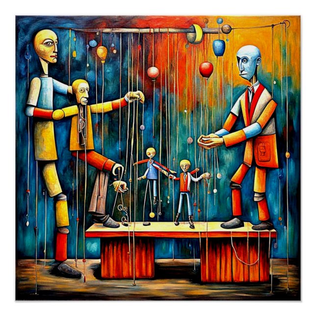 Poster Maître de marionnettes 1 (Devant)