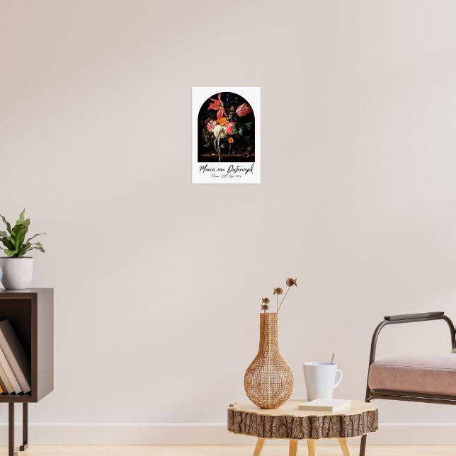 Poster Maîtres hollandais : une vie morte florale (Salon 3)