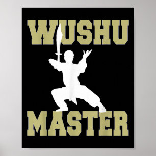Poster Maîtrise De Guerrier Élite En Wushu Wean Se Tradit